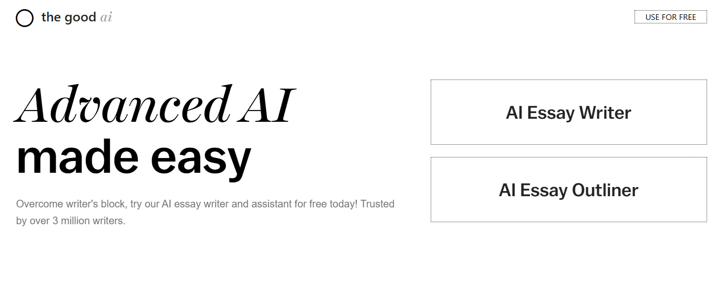 The Good AI